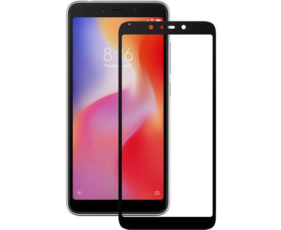 Придбати Защитное стекло Mocolo 2.5D Full Cover Tempered Glass Xiaomi Redmi 6/6A Black, image , характеристики, відгуки