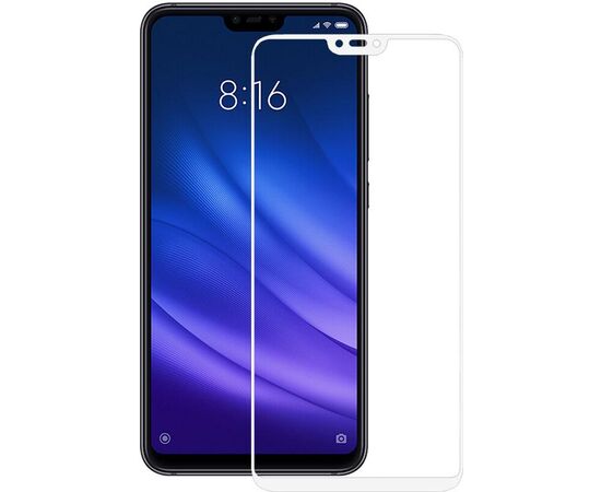 Придбати Защитное стекло Mocolo 2.5D Full Cover Tempered Glass Xiaomi Mi 8 Lite White, image , характеристики, відгуки