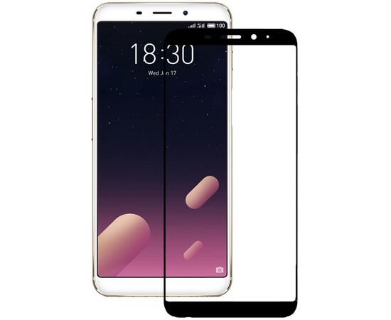 Придбати Защитное стекло Mocolo 2.5D Full Cover Tempered Glass Meizu M6S Black, image , характеристики, відгуки