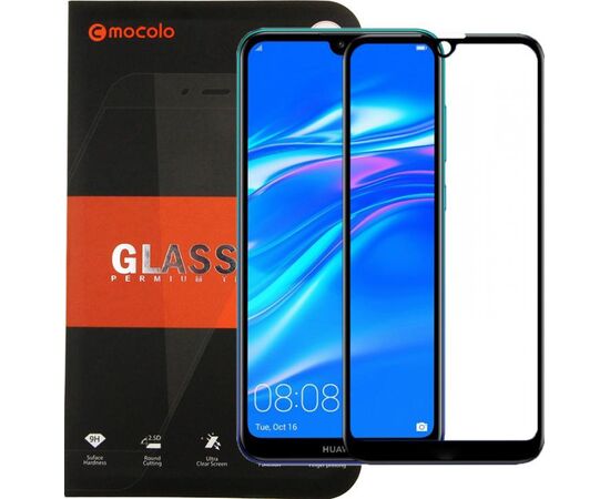 Придбати Защитное стекло Mocolo 2.5D Full Cover Tempered Glass Huawei Y7 2019 Black, image , характеристики, відгуки