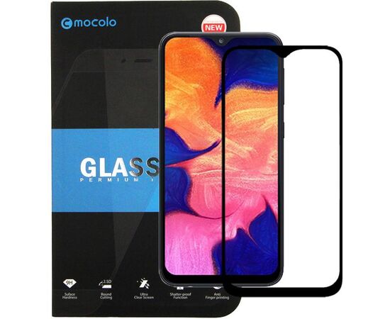 Придбати Защитное стекло Mocolo 2.5D Full Glue Tempered Glass Samsung Galaxy A10/M10 Black, image , характеристики, відгуки