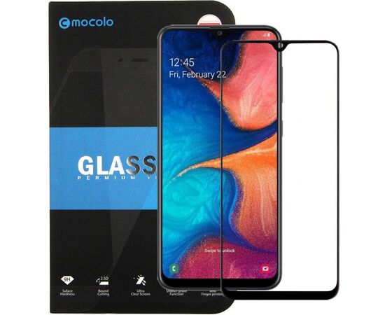 Купить Защитное стекло Mocolo 2.5D Full Cover Tempered Glass Samsung Galaxy A20/A30/A30s/A50/A50s Black, фото , характеристики, отзывы