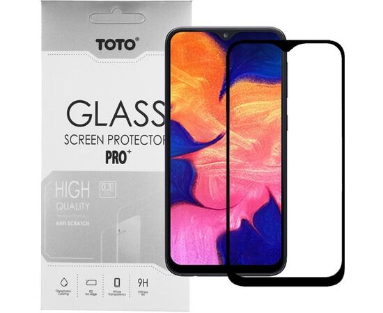 Купить Защитное стекло TOTO 5D Full Cover Tempered Glass Samsung Galaxy A10/M10 Black, фото , характеристики, отзывы