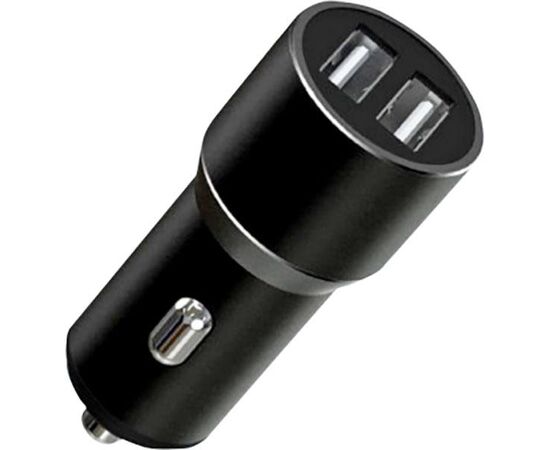 Придбати Автомобильное зарядное устройство XO TZ09/CC30 2.4A/2 USB Black, image , характеристики, відгуки