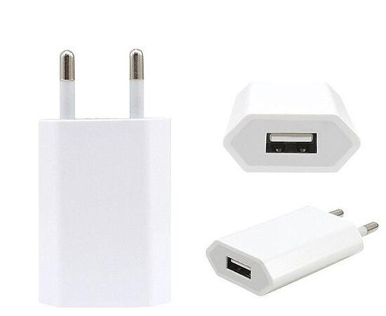 Придбати Сетевое зарядное устройство Apple USB Power Adapter 1A White, image , характеристики, відгуки