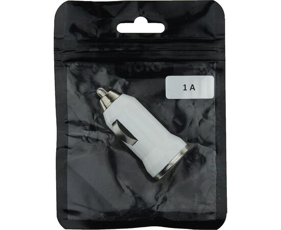 Купить Автомобильное зарядное устройство TOTO TZZ-54 Car charger 1USB 1A White, фото , характеристики, отзывы