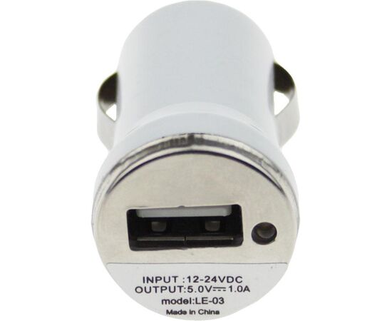 Купить Автомобильное зарядное устройство TOTO TZZ-54 Car charger 1USB 1A White, фото , изображение 2, характеристики, отзывы