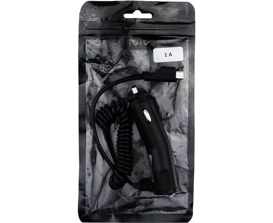 Купить Автомобильное зарядное устройство TOTO TZX-66 Car charger MicroUsb 1A 1.2m Black, фото , характеристики, отзывы