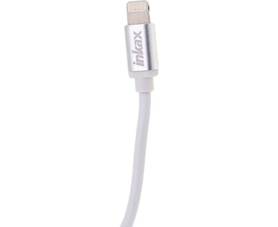 Купить Сетевое зарядное устройство INKAX CD-09 Travel charger Lightning cable 1USB 2.1A White, фото , изображение 3, характеристики, отзывы