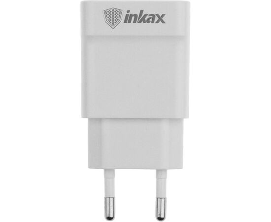 Купить Сетевое зарядное устройство INKAX CD-36 Travel charger 1USB 1A White, фото , изображение 2, характеристики, отзывы