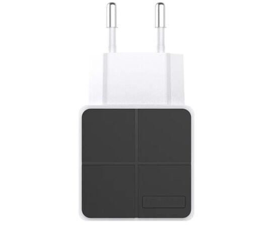 Купить Сетевое зарядное устройство AWEI C-500 Travel charger 2USB 2.4A Black, фото , изображение 3, характеристики, отзывы