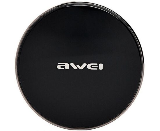 Купить Беспроводное зарядное устройство AWEI W3 Wireless Charger Black, фото , изображение 2, характеристики, отзывы