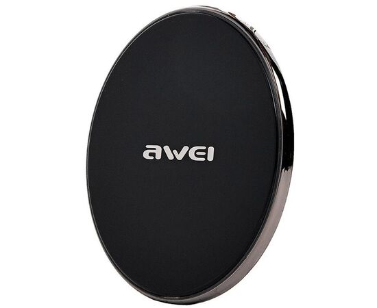 Купить Беспроводное зарядное устройство AWEI W3 Wireless Charger Black, фото , изображение 3, характеристики, отзывы