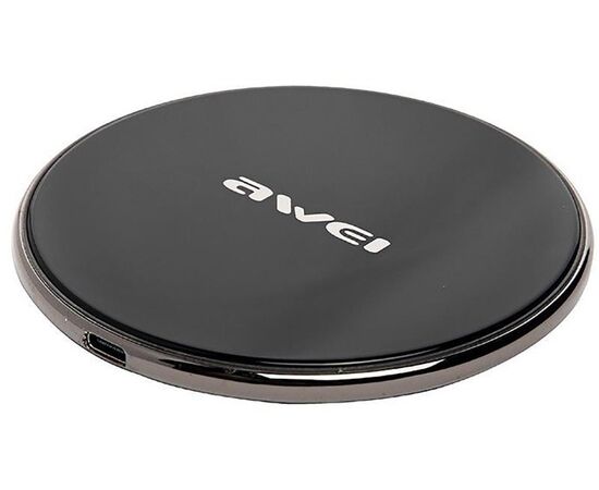 Купить Беспроводное зарядное устройство AWEI W3 Wireless Charger Black, фото , изображение 4, характеристики, отзывы