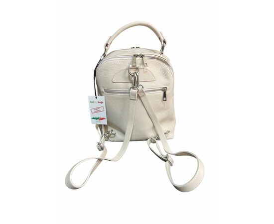 Купить Кожаная сумка Italian Bags Рюкзак Italian Bags 1057_beige Кожаный Бежевый, фото , изображение 3, характеристики, отзывы