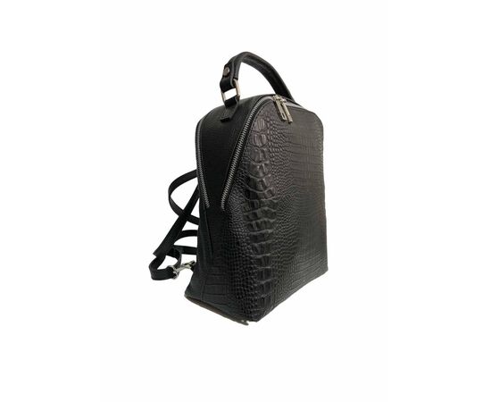 Купить Кожаная сумка Italian Bags Рюкзак Italian Bags 1057_black Кожаный Черный, фото , изображение 2, характеристики, отзывы