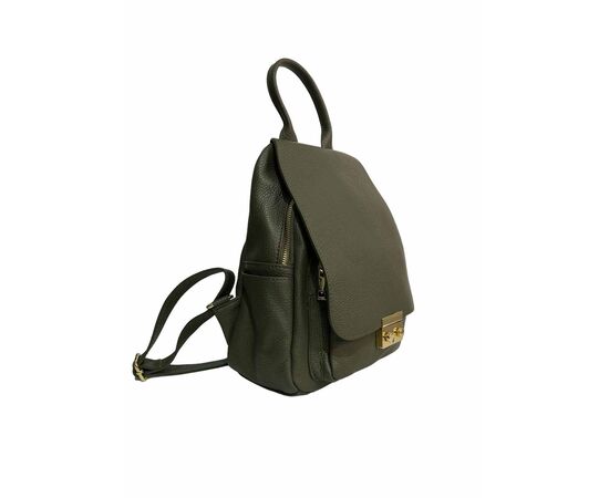 Купить Кожаная сумка Italian Bags Рюкзак Italian Bags 111019_green Кожаный Зеленый, фото , изображение 2, характеристики, отзывы