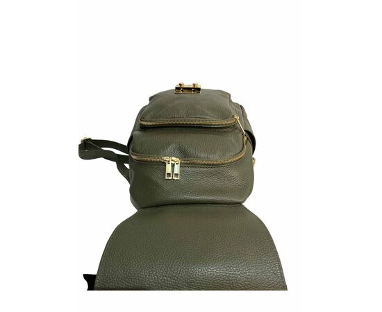 Купить Кожаная сумка Italian Bags Рюкзак Italian Bags 111019_green Кожаный Зеленый, фото , изображение 5, характеристики, отзывы