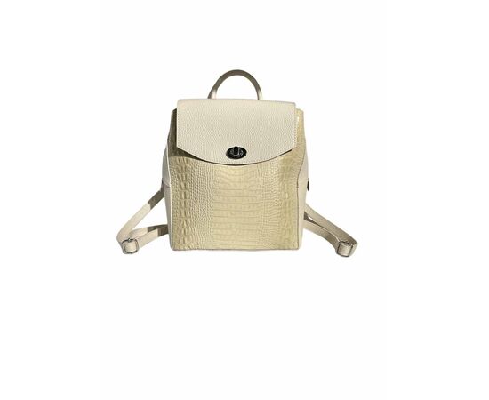 Купить Кожаная сумка Italian Bags Рюкзак Italian Bags 111056_milk Кожаный Молочный, фото , характеристики, отзывы