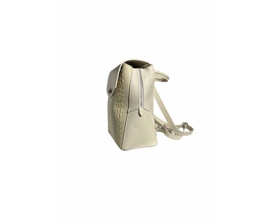 Купить Кожаная сумка Italian Bags Рюкзак Italian Bags 111056_milk Кожаный Молочный, фото , изображение 3, характеристики, отзывы