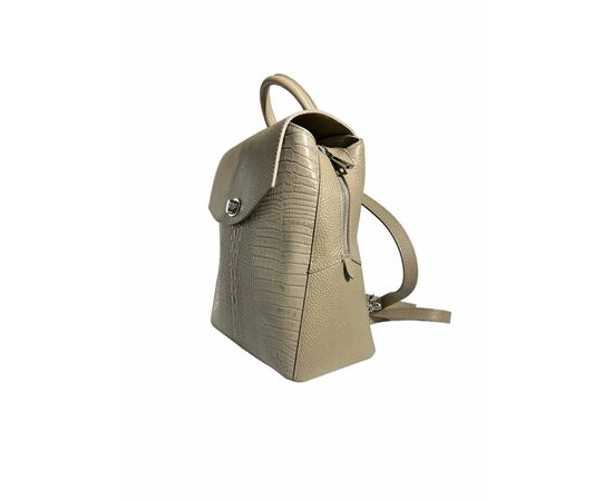 Купить Кожаная сумка Italian Bags Рюкзак Italian Bags 111056_taupe Кожаный Серо-коричневый, фото , изображение 3, характеристики, отзывы