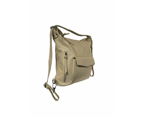 Купить Кожаная сумка Italian Bags Рюкзак Italian Bags 11135_beige Кожаный Бежевый, фото , изображение 2, характеристики, отзывы