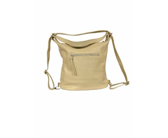 Купить Кожаная сумка Italian Bags Рюкзак Italian Bags 11135_beige Кожаный Бежевый, фото , изображение 3, характеристики, отзывы