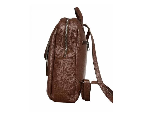 Купить Кожаная сумка Italian Bags Рюкзак Italian Bags 11759_brown Кожаный Коричневый, фото , изображение 2, характеристики, отзывы