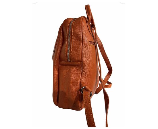 Купить Кожаная сумка Italian Bags Рюкзак Italian Bags 11759_orange Кожаный Оранжевый, фото , изображение 2, характеристики, отзывы