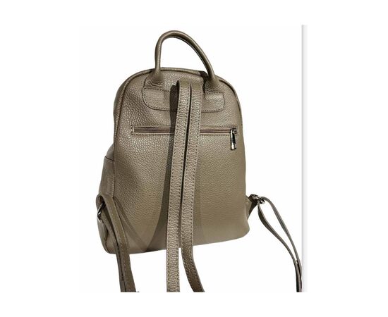 Купить Кожаная сумка Italian Bags Рюкзак Italian Bags 11759_taupe Кожаный Серо-коричневый, фото , изображение 2, характеристики, отзывы