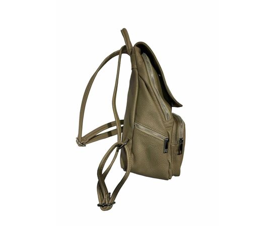 Купить Кожаная сумка Italian Bags Рюкзак Italian Bags 11833_taupe Кожаный Серо-коричневый, фото , изображение 2, характеристики, отзывы