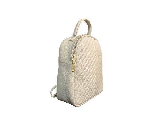 Купить Кожаная сумка Italian Bags Рюкзак Italian Bags 11955_beige Кожаный Бежевый, фото , изображение 2, характеристики, отзывы