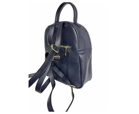 Купить Кожаная сумка Italian Bags Рюкзак Italian Bags 11955_dark_blue Кожаный Синий, фото , изображение 2, характеристики, отзывы