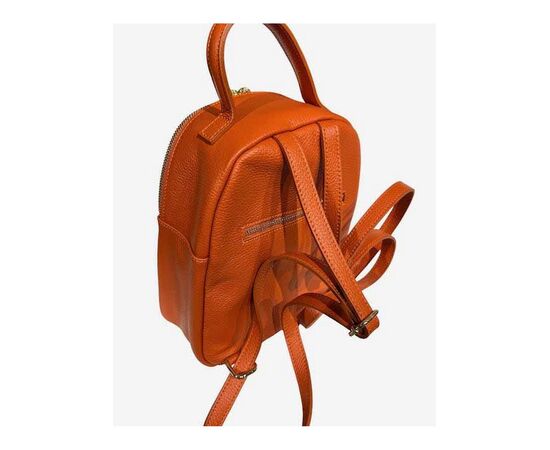 Купить Кожаная сумка Italian Bags Рюкзак Italian Bags 11955_orange Кожаный Оранжевый, фото , изображение 2, характеристики, отзывы