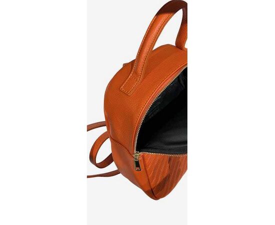 Купить Кожаная сумка Italian Bags Рюкзак Italian Bags 11955_orange Кожаный Оранжевый, фото , изображение 3, характеристики, отзывы