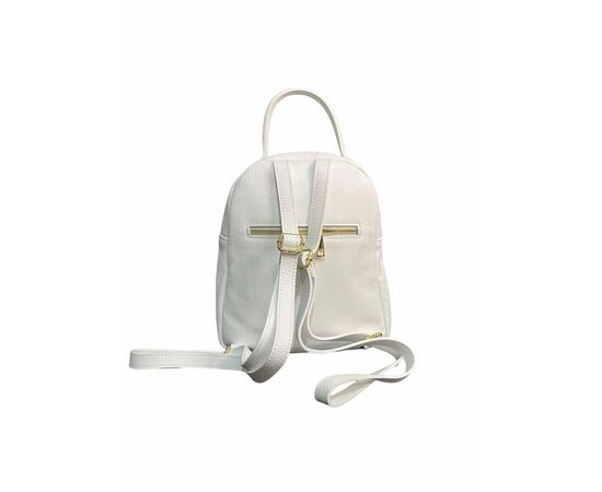 Купить Кожаная сумка Italian Bags Рюкзак Italian Bags 11955_white Кожаный Белый, фото , изображение 3, характеристики, отзывы