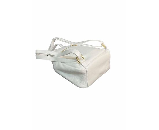 Купить Кожаная сумка Italian Bags Рюкзак Italian Bags 11955_white Кожаный Белый, фото , изображение 4, характеристики, отзывы