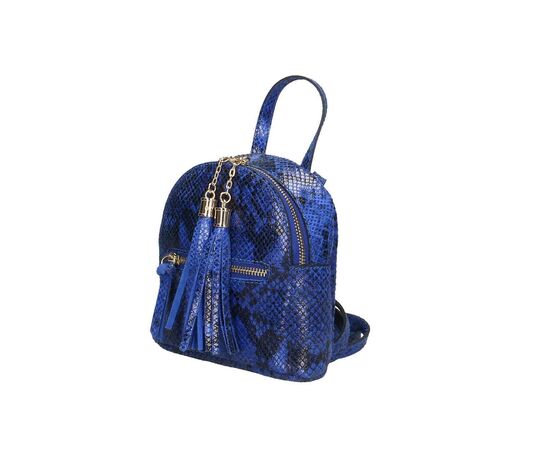 Купить Кожаная сумка Italian Bags Рюкзак Italian Bags 188432_blue Кожаный Синий, фото , изображение 2, характеристики, отзывы