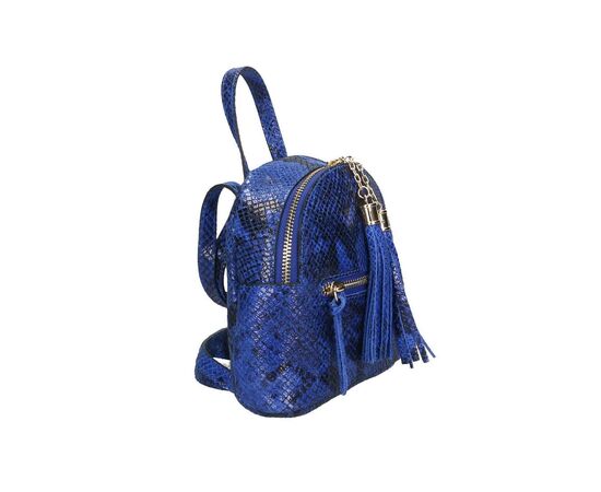 Купить Кожаная сумка Italian Bags Рюкзак Italian Bags 188432_blue Кожаный Синий, фото , изображение 5, характеристики, отзывы