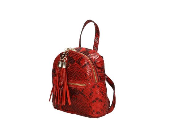 Купить Кожаная сумка Italian Bags Рюкзак Italian Bags 188432_red Кожаный Красный, фото , изображение 2, характеристики, отзывы