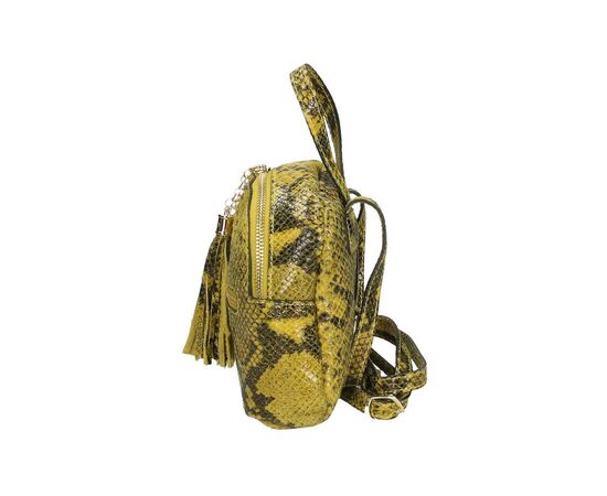 Купить Кожаная сумка Italian Bags Рюкзак Italian Bags 188432_yellow Кожаный Желтый, фото , изображение 3, характеристики, отзывы