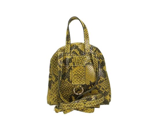 Купить Кожаная сумка Italian Bags Рюкзак Italian Bags 188432_yellow Кожаный Желтый, фото , изображение 4, характеристики, отзывы