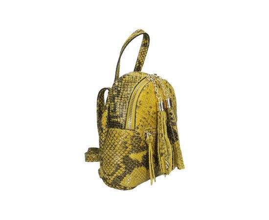 Купить Кожаная сумка Italian Bags Рюкзак Italian Bags 188432_yellow Кожаный Желтый, фото , изображение 5, характеристики, отзывы