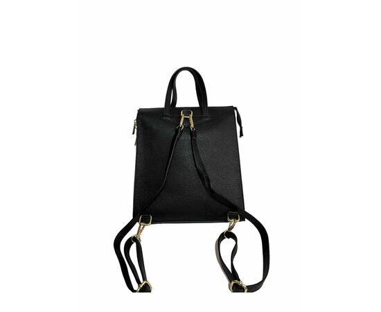 Купить Кожаная сумка Italian Bags Рюкзак Italian Bags 82533_black Кожаный Черный, фото , изображение 3, характеристики, отзывы