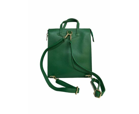 Купить Кожаная сумка Italian Bags Рюкзак Italian Bags 82533_green Кожаный Зеленый, фото , изображение 5, характеристики, отзывы