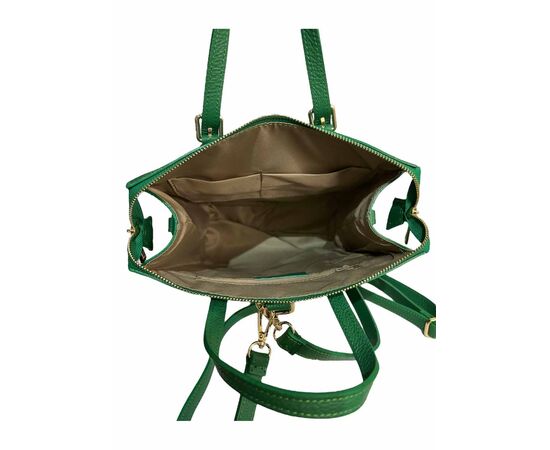 Купить Кожаная сумка Italian Bags Рюкзак Italian Bags 82533_green Кожаный Зеленый, фото , изображение 6, характеристики, отзывы