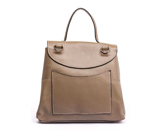 Придбати Кожаная сумка Italian Bags Рюкзак Italian Bags 8873_taupe Кожаный Таупе, image , зображення 3, характеристики, відгуки