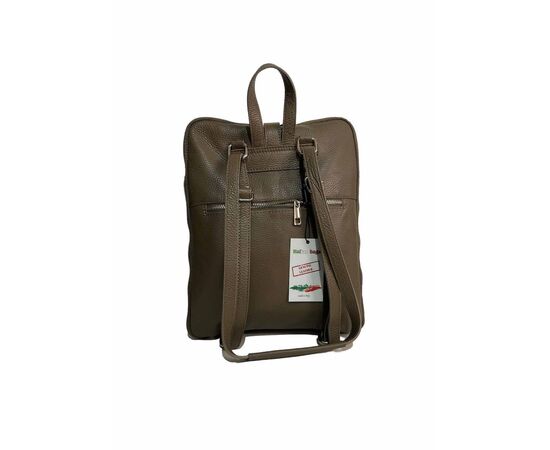 Купить Кожаная сумка Italian Bags Рюкзак Italian Bags 96835_taupe Кожаный Серо-коричневый, фото , изображение 3, характеристики, отзывы