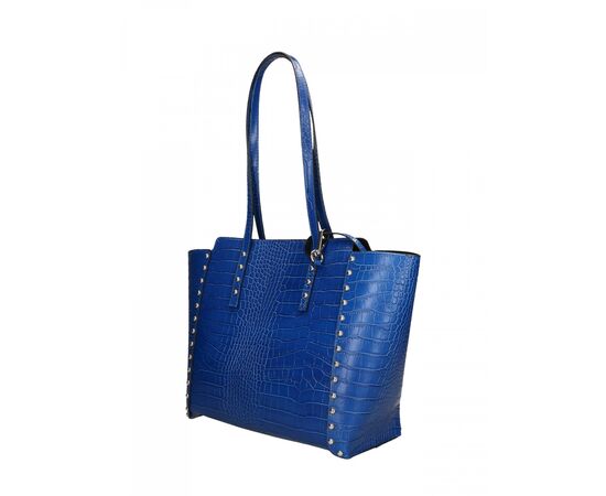 Купить Кожаная сумка Italian Bags Сумка На Каждый День Italian Bags 10083_blue Кожаная Синий, фото , изображение 3, характеристики, отзывы