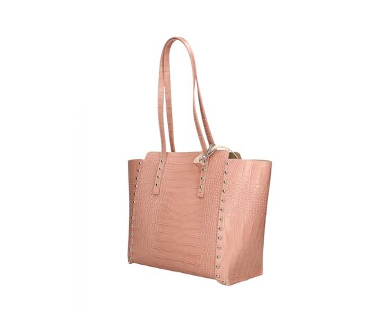 Купить Кожаная сумка Italian Bags Сумка На Каждый День Italian Bags 10083_roze Кожаная Розовый, фото , изображение 3, характеристики, отзывы